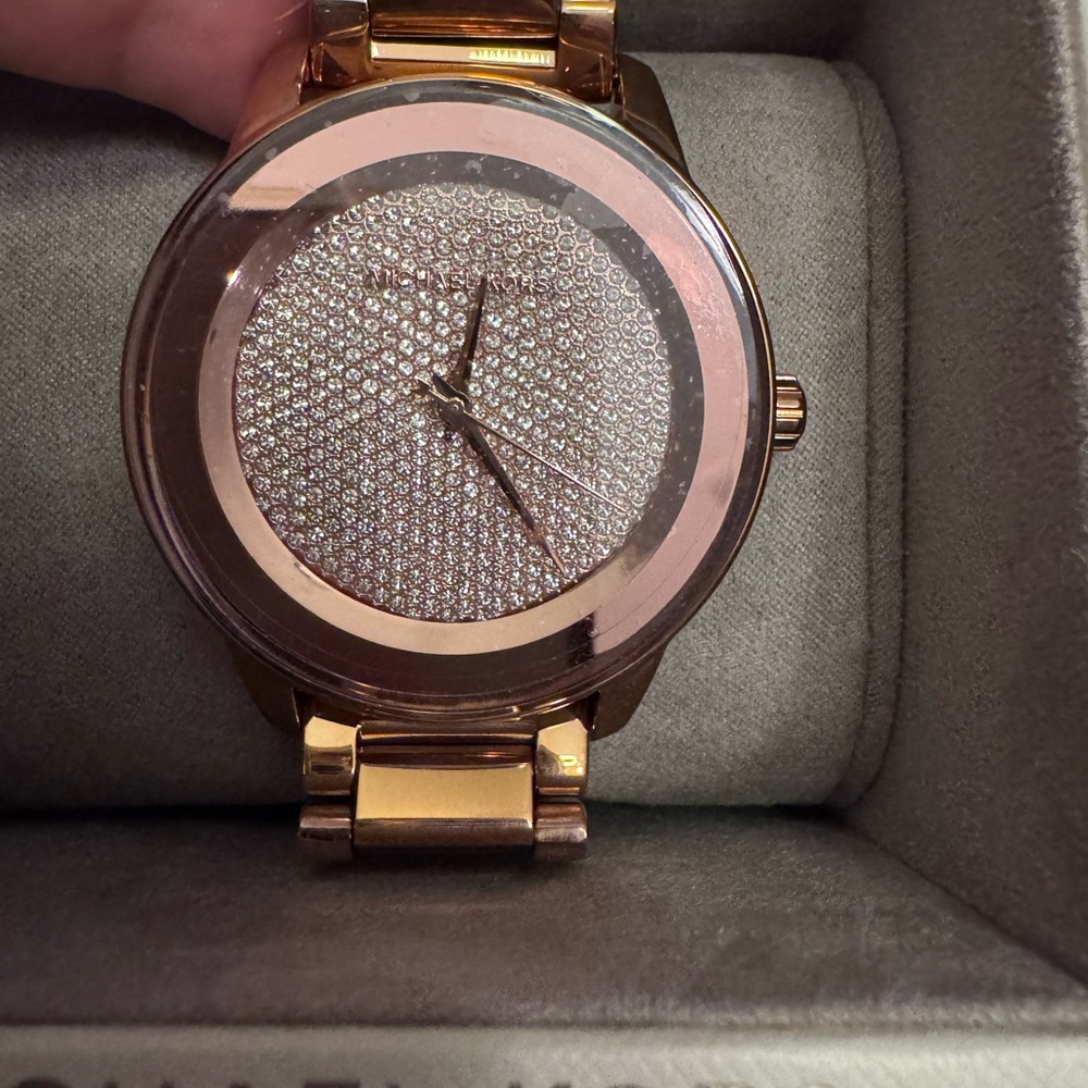 Michael Kors Gold Crystal Women's Watch